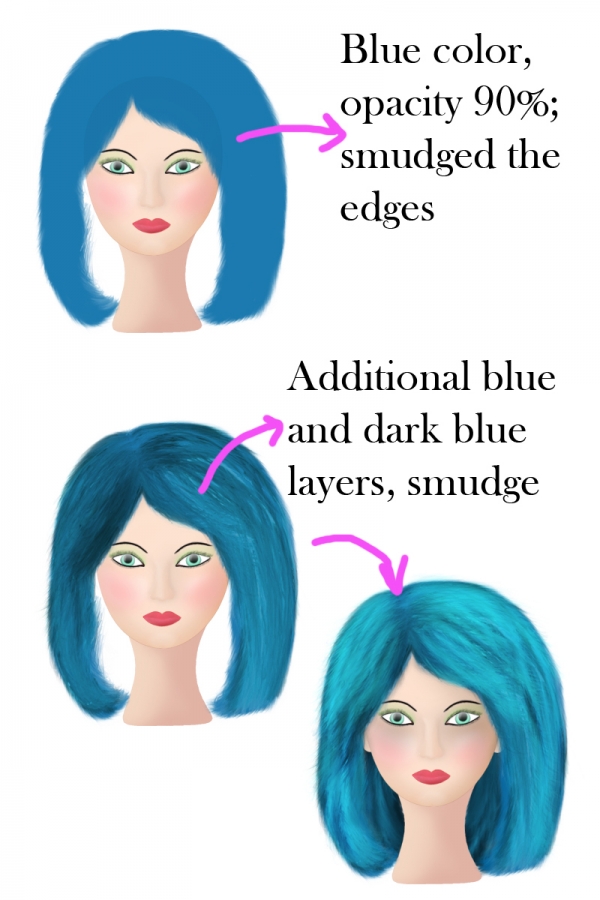 Creation of Blue Wings: Step 7